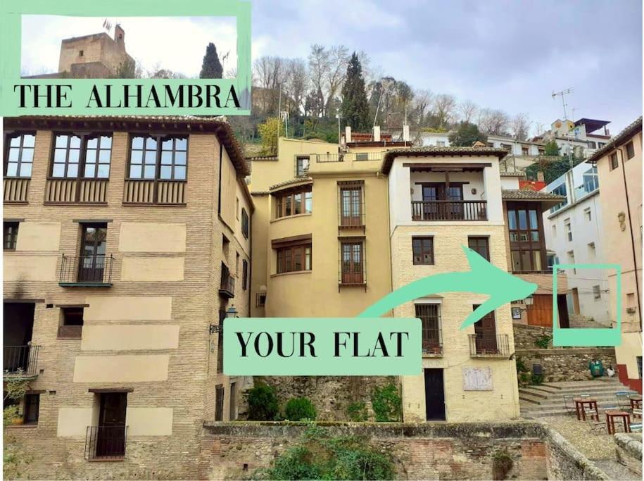 Cosy Flat / Literally At The Foot Of Alhambra Apartment Granada Bagian luar foto